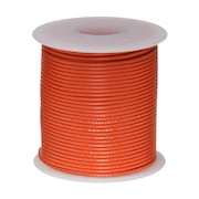 REMINGTON INDUSTRIES 26 AWG Gauge Stranded Hook Up Wire, 100 ft Length, Orange, 0.0190" Diameter, UL1007, 300 Volts 26UL1007STRORA